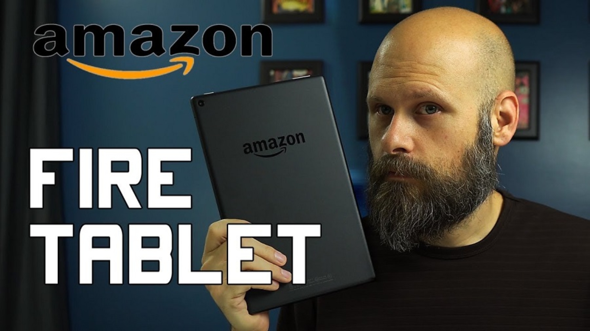 Sam Seavey reviewing the Amazon Fire Tablet