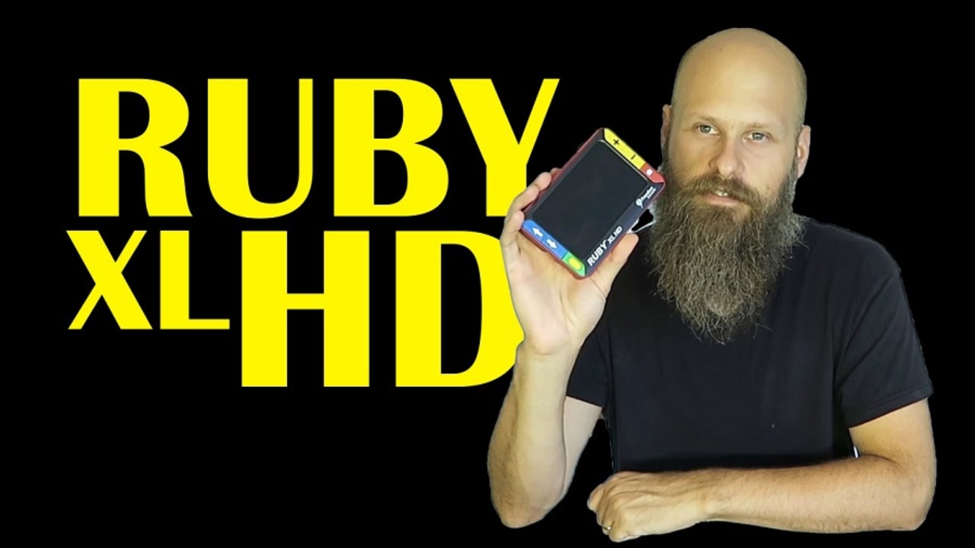 Sam trying the Ruby XL HD